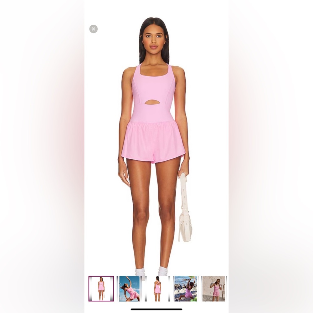 Free People Righteous Runsie in Pink